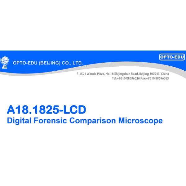 OPTO-EDU A18.1825-LCD Цифровой компараторный микроскоп с увеличением 3,2x~230x, 10,5-дюймовой ЖК-камерой и разрешением 8,0M