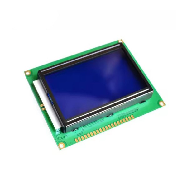 128*64 Lcd Display Blue Colour with White Backlight Graphic Lcd Display