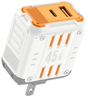 マルチ電圧 20W 充電器 A+C、QC & PD 対応、米国、英国、ヨーロッパ & オーストラリア旅行用