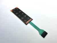Interruptor de teclado de membrana en relieve personalizable Adhesivo 3M