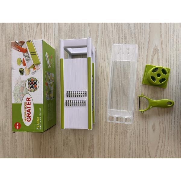 Custom Logo Handheld Vegetable Chopper Slicer Grater for Multifunctional Kitchen Prep
