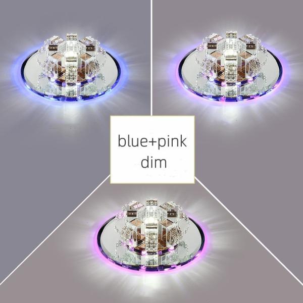 Современный кристаллический проход Светодиод творческий вход стеклянный балкон крыша коридор потолок подсветка