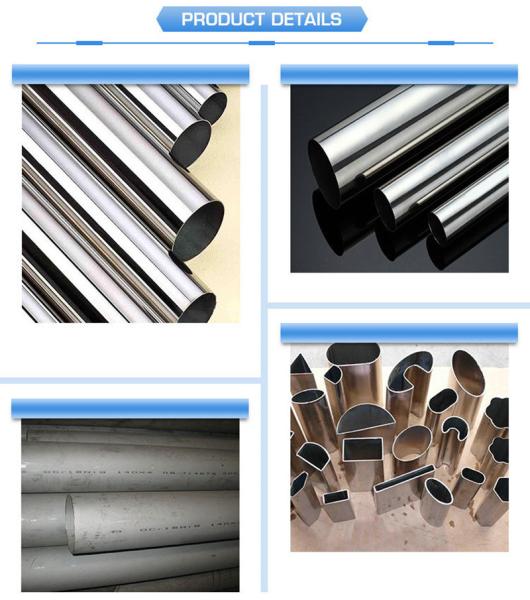 Grade Round and Square Stainless Steel Pipe in Various Sizes and Shapes Supplied by China with nice price