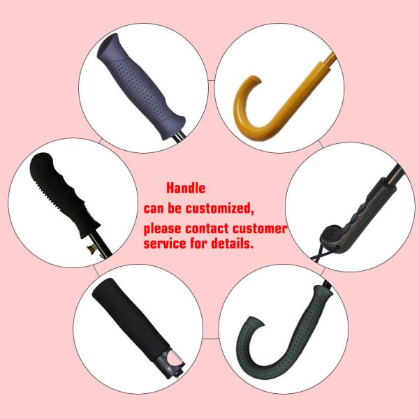 oversize Long Shaft Golf Standard Wind Resistant Umbrella Specification Logo Plastic Tips