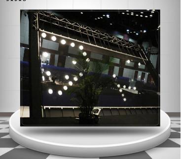 Transparent Holographic Screen Film , PET Window Projection Film 50m / Roll