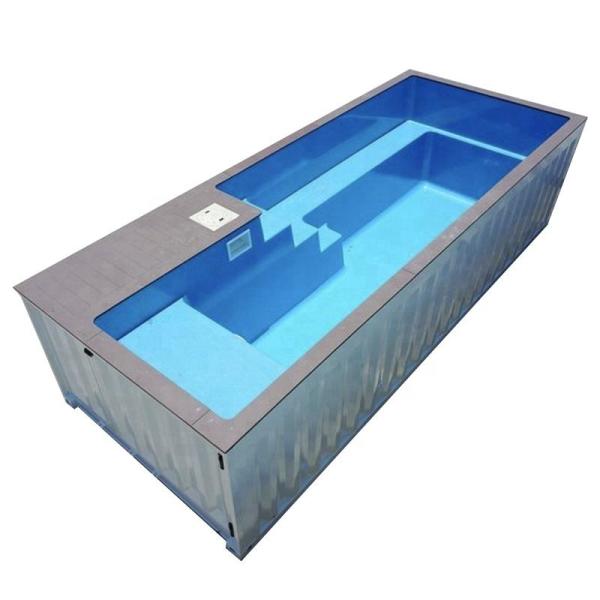 Подгонянное на открытом воздухе красит 20' 40' бассейн контейнера для перевозок с 2