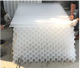 Black Lamella Tube Settler For Industrial Wastewater Treatment Specific Gravity 0.92