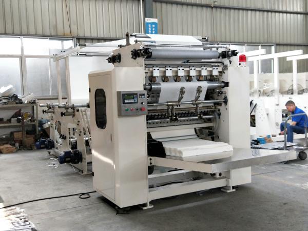 Automatic V Fold Facial Tissue Paper Making Machine 100-230 mm Adjustable