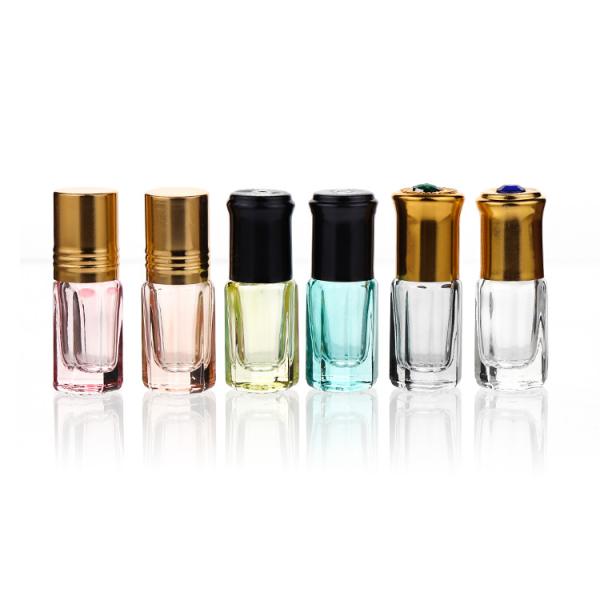 ‌Custom Colored Small Glass Roller Bottles 3ml 6ml 10ml With Metal Plastic Ball‌ For Perfume & Aromatherapy‌
