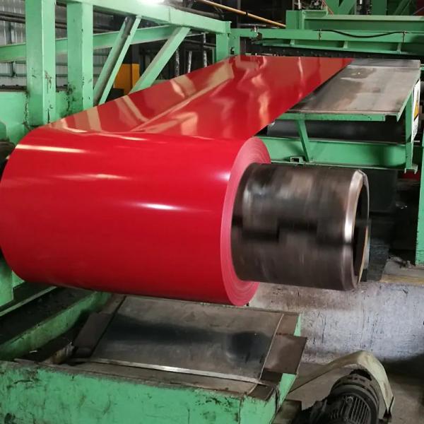 O soldado Gl PPGL Prepainted o aço do Galvalume da cor de Ral bobina a folha do telhado do metal de 1250mm 1500mm