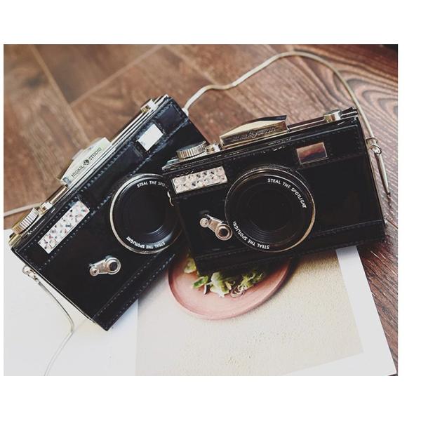 2016 summer new tide personality camera bag packet female European and American fashion chain shoulder bag Messenger bag