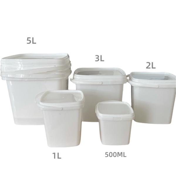 Plastic Storage Drums Bucket for Chemical Storage 1 Gallon Capacity