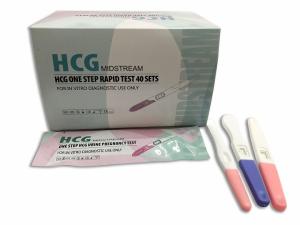 Jogo de teste de diagnóstico rápido da urina de HCG para o mercado de OTC da
