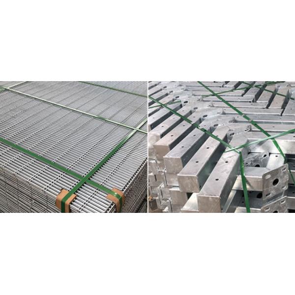 Galvanized Welded 358 Security Fencing For Living Area 76.2*12.7mm