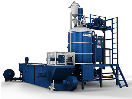 Automatic Feeding System EPS Foam Production Line Batch Pre Expander Machine
