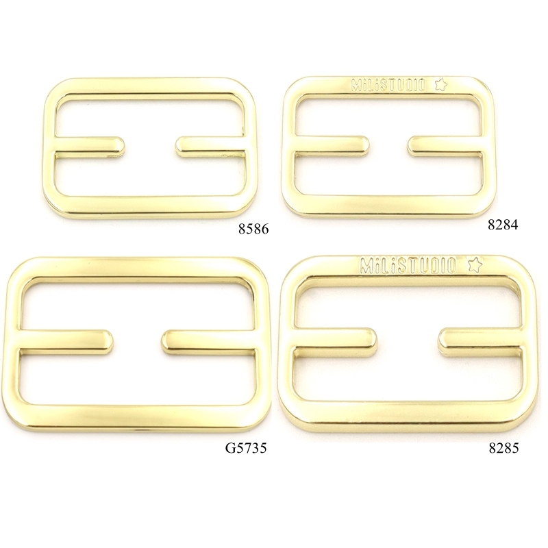 50mm Matte Black Tri Glide Buckle Center Bar Break Custom Engrave Logo