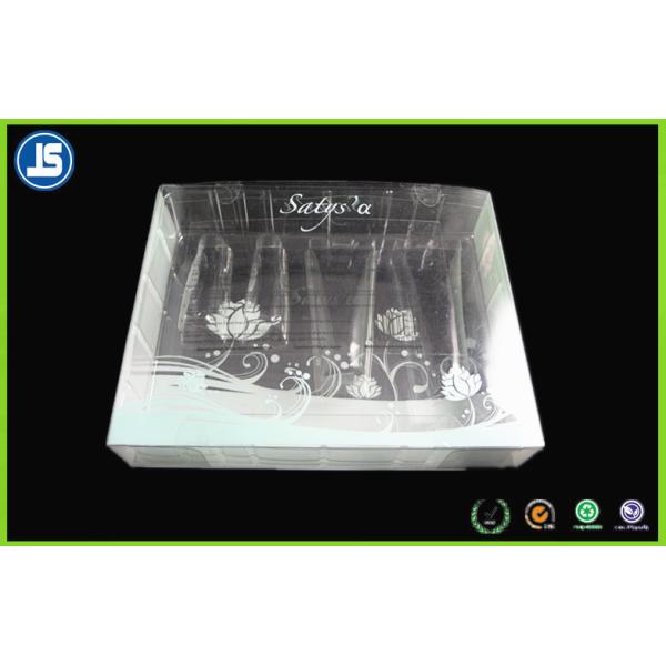 Косметические ясные пластиковые коробки складчатости, Биодеградабле коробки ПВК упаковывая