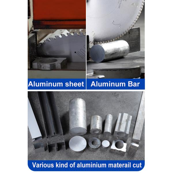 2-5 MM thickness Aluminum TCT carbide teeth CIRCULAR SAW BLADE with Gold TIN Coating