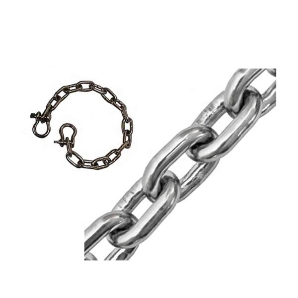 Din763 High Tensile Steel Link Chain Stainless Steel Short Link Anchor Chain For Industrial