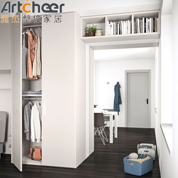 Customized Size Modern Stylish Wardrobe Closet with Eco-Friendly Material for Bedroom and Home