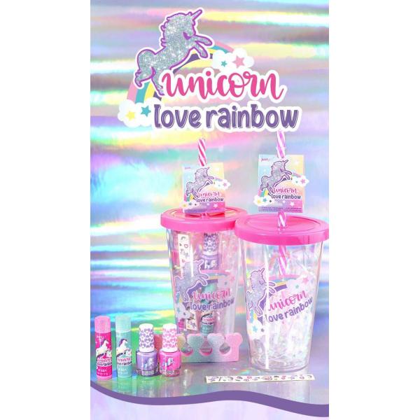 Safety Nail Art Package Kit Nail Paint Art Kit With Unicorn Drinking Cup