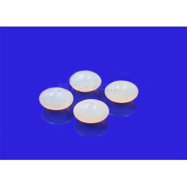 Heat Resistant Molded Silicone Parts Customized , Solid Silicone Rubber Ball