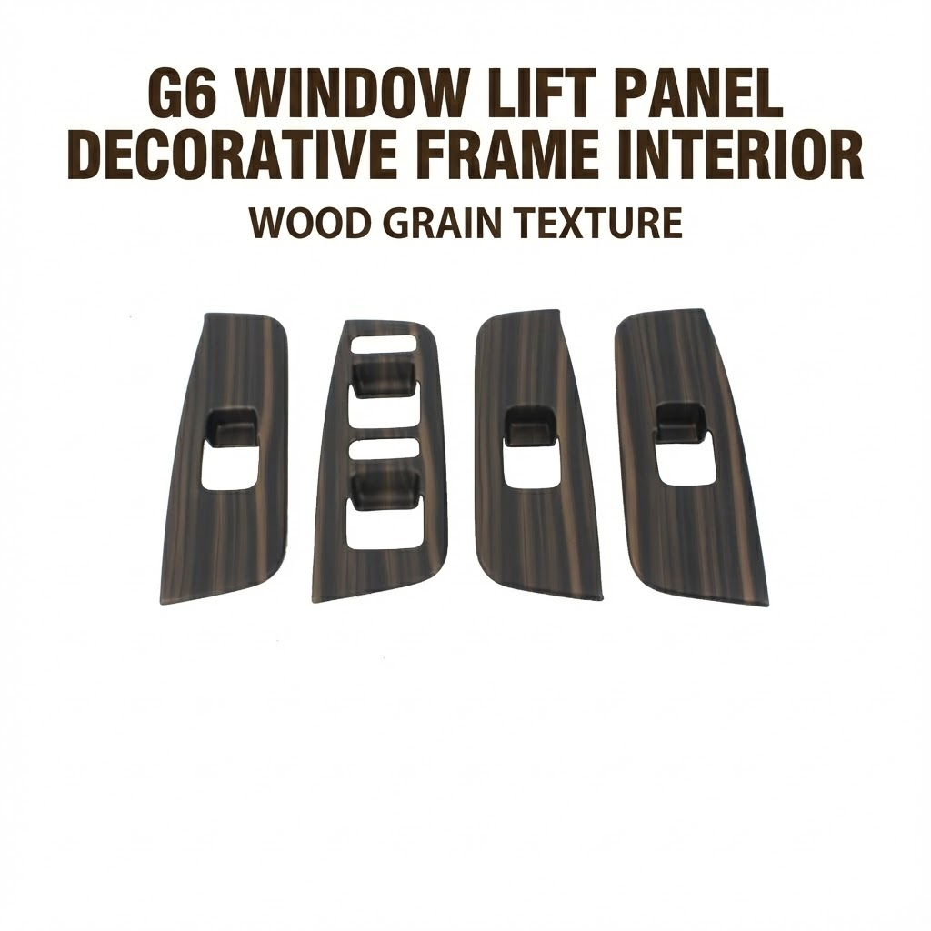 For Xpeng G6 Window Lift Panel Decorative Frame Interior, Window Switch Panel Decoration, Window Panel Decoration Stickers.