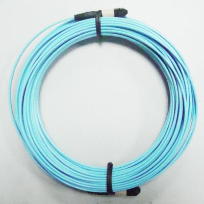 10Gbs multi cabo 12 do modo OM3 OM4 OFNP 24 cabos de remendo óticos da fibra MTP MPO