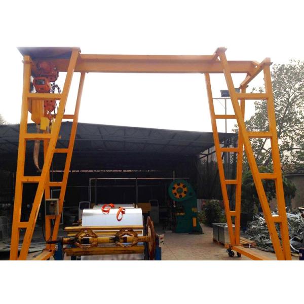 Кран на козлах 2T одиночной обязанности света луча мобильный простой