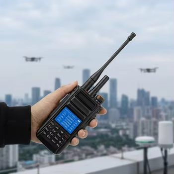 Handheld Drone Detector 300MHz–6200MHz with OFDM & FM Signal Detection with 1KM