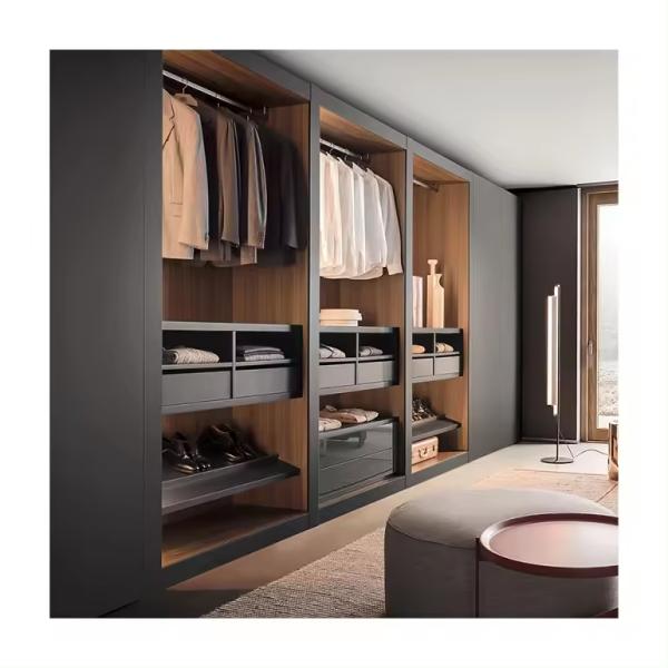 Effortlessly Stylish YALIG Gray Glossy Kitchen Cabinet with Lacquer Finish