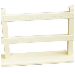 Three Bar Necklace Display Rack , Jewellery Racks Stands Storaging 18 Pairs Earrings