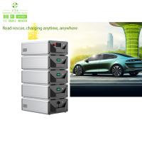 CCS2 CCS1 65kWh 141kWh 60kW Carregador de bateria móvel EV DC Estação de recarga de emergência de armazenamento de energia rápida