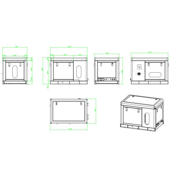 Silent 20kW Marine Diesel Generator Compact Design For Small Boats