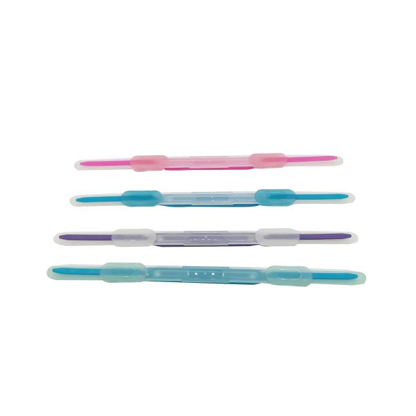 Colored Plastic Paper Fastener 2 Hole Plastic File Fastener Eco Friendly