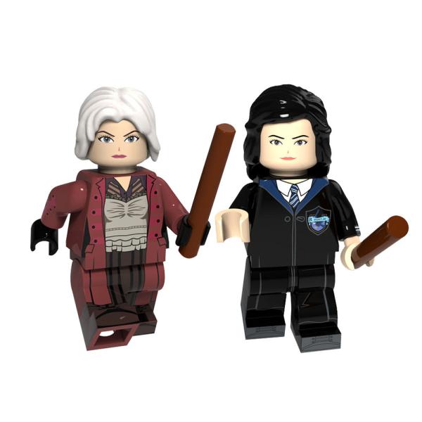 Hot movie characters harry series hogwarts Professor quirrell potteres action figures building block toys