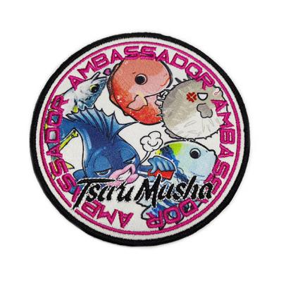 Printed Dye Sublimation Patches Embroidery Heat Transfer Patches