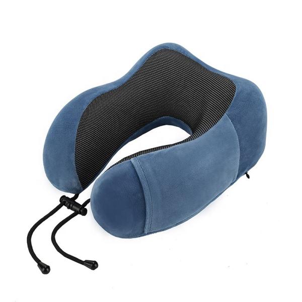 Portable Mobile Phone Storage U-Neck Pillow Customized Plush Memory Foam for Travel