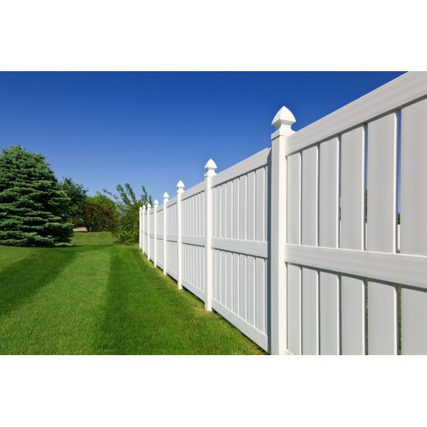 Virgin Material PVC Privacy Fence White Vinyl Outdoor Backyard Garden Fence