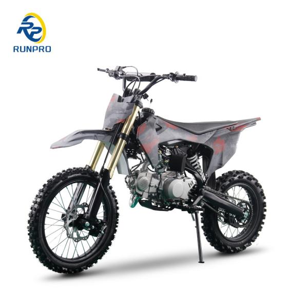 Motor eléctrico de arranque 125cc 4 tempos de gás Power Pit Bike Motor com freio de disco hidráulico