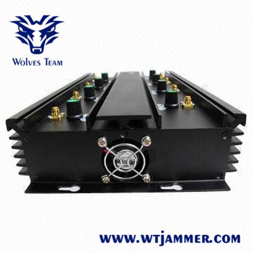 7 Antenna Cell Phone Jammer 35W High Power 3G 4G With Outer Omni Directional Antennas