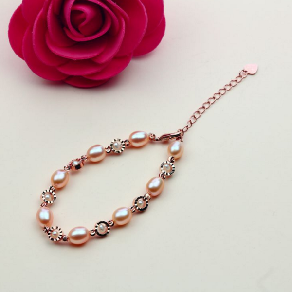 2025 Women Exquisite Baroque Fresh Water Pearl Bracelet