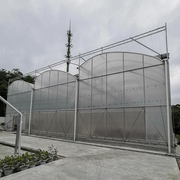 Tropical Sawtooth Hydroponic Greenhouse Kit Customizable 200micron Film Type