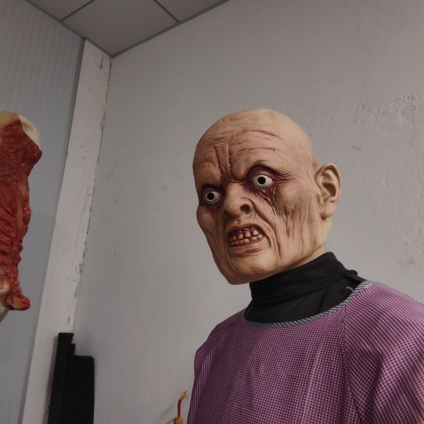 Breathable and Comfortable Latex Creepy Mask One Size Fit Most for Spooky Entertainment