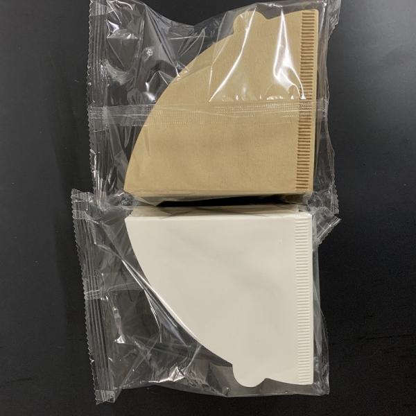 V Shaped Coffee Filter 100 Pack Disposable Cone Paper Filters for Pour Over Brewing with Original Wood Pulp and Tear Resistant Design