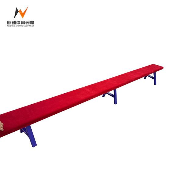 Balance Beam Gymnastics Training Equipment Solid Wood Stool for Kindergarten Children