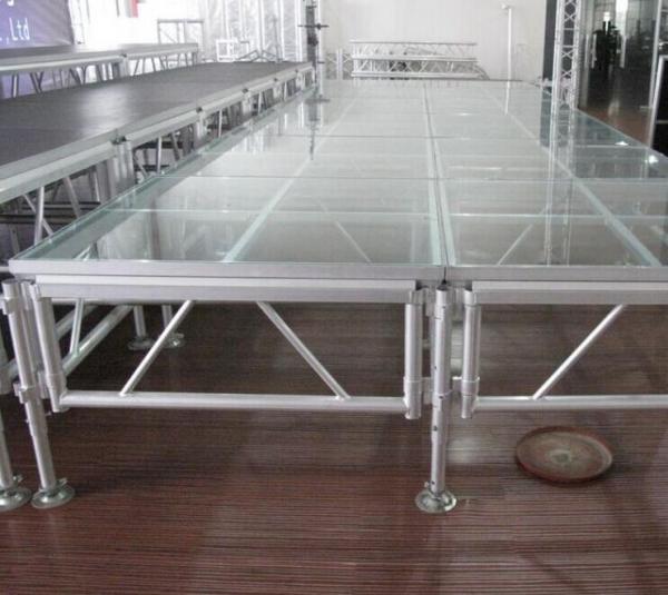 4ft *4ft 6082 Aluminum Movable Stage Platform 18mm Thinkness Anti Slip And Fireproof Plywood For event on water