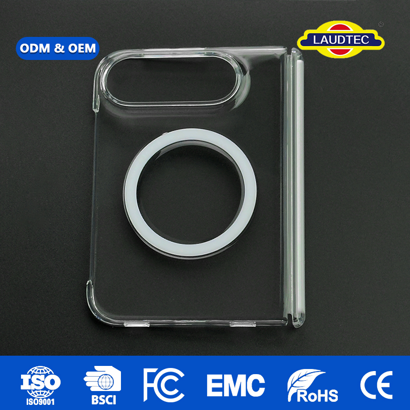 Wholesale HD Clear Foldable Phone Case for iPhone 18 Fold High Transmittance Ultra-Light OEM/ODM Supported
