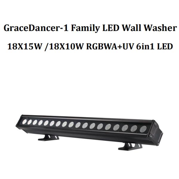 Фабричная цена 5 лет гарантия 18X15W / 18X10W RGBWA + UV 6in1 LED движущаяся голова свет сцены светодиодный стеновой стиральщик для освещения сцены