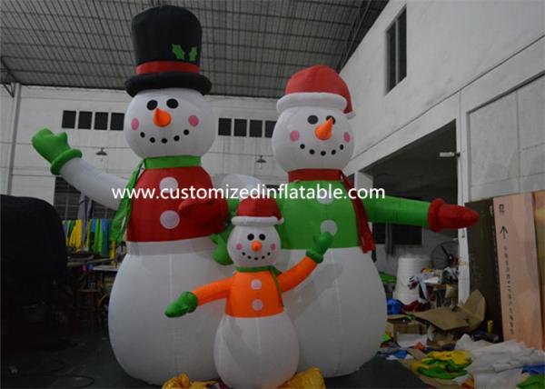 Giant Inflatable Snowman Blow up Christmas Santa Claus Yard Decoratoin